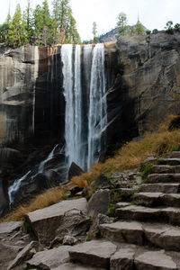 View of waterfall