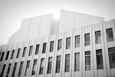 Low angle view of modern building