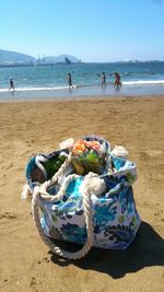 Panoramic view of beach against sky