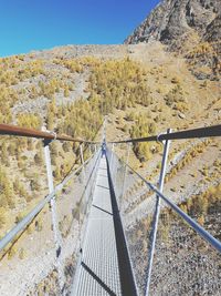 Scenic view of landscape against clear sky