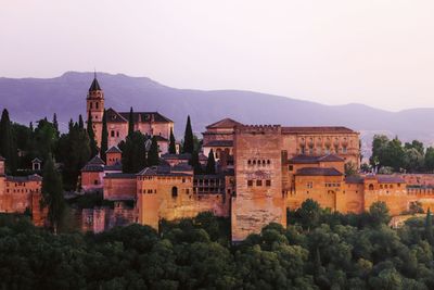 Alhambra at sunset