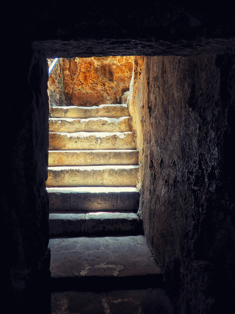 OLD STAIRCASE IN BUILDING