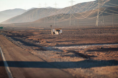 View of a deserted land