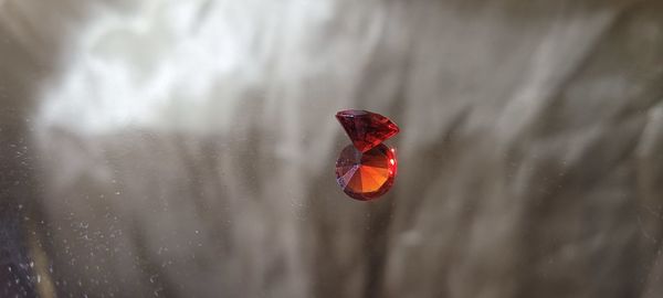 Close-up of red gem