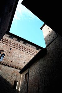 Low angle view of building against sky