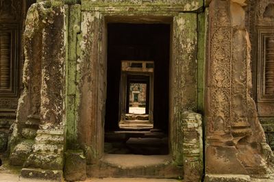 Entrance of historic building