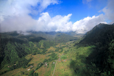 Scenic view of landscape against sky