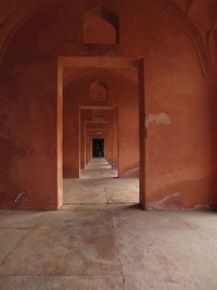 Low angle view of ceiling