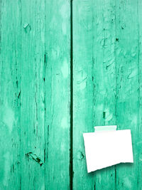 Full frame shot of blue door