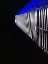Low angle view of illuminated building