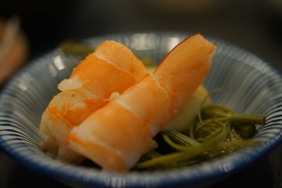 Close-up of food in plate