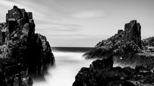 Panoramic view of sea against sky