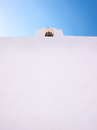 Low angle view of building against clear sky