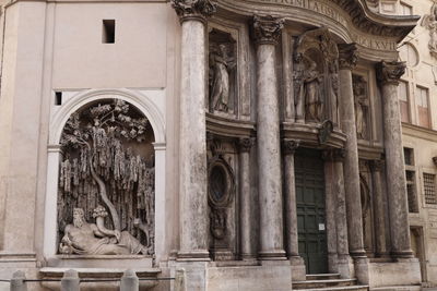 Low angle view of historical building