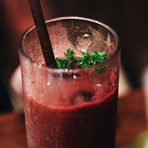 Close-up of drink on table