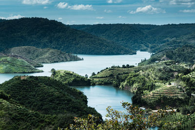 A mountain lake in a daknong, vietnam