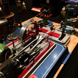 High angle view of piano keys