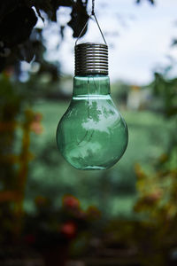Close-up of light bulb