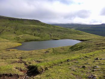 Scenic view of landscape against sky