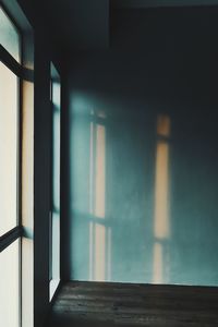 Empty corridor of building