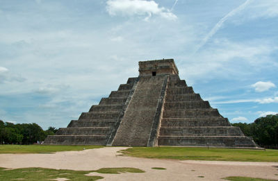 Low angle view of old ruin
