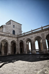 Low angle view of historical building against sky