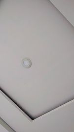 Low angle view of electric light on ceiling