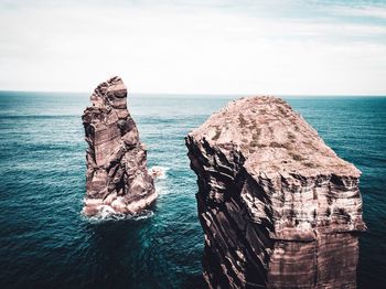 Panoramic view of sea against sky