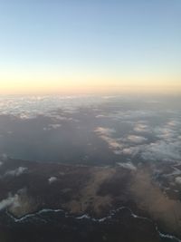 Aerial view of landscape against sky