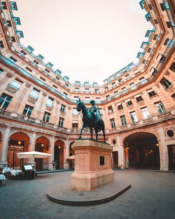 Statue of historical building