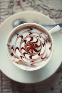 Close-up of coffee on table