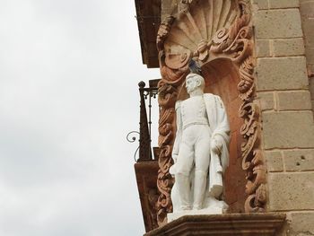 Low angle view of statue