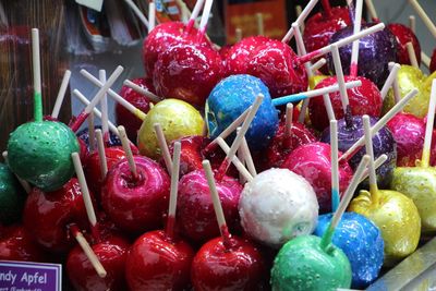 Close-up of multi colored fruits