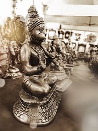 Close-up of buddha statue