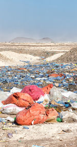 Garbage on beach