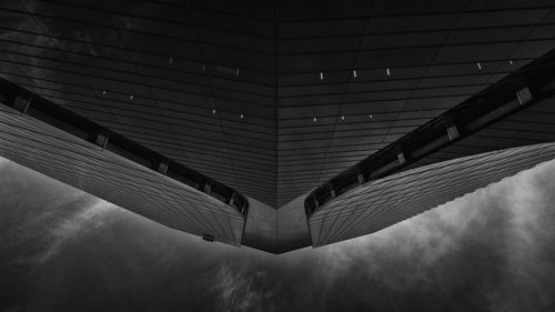 Low angle view of buildings against sky