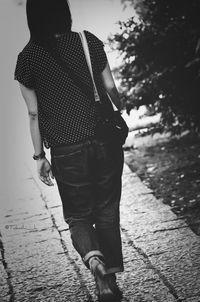 Man standing in the dark