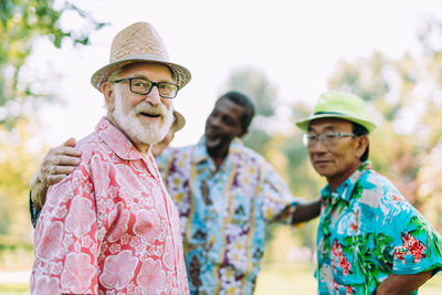 Group of people standing outdoors