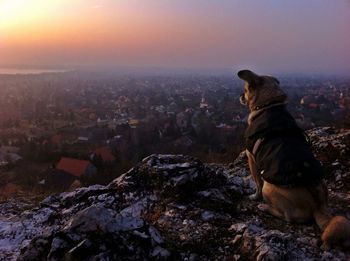 Cityscape at sunset