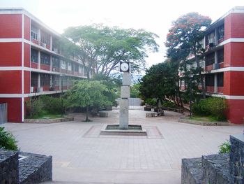 Buildings in city against sky