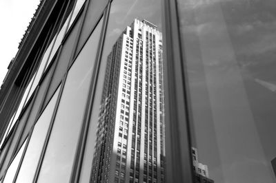 Low angle view of modern building