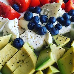 Close-up of fruit salad
