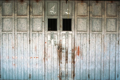 Full frame shot of old building
