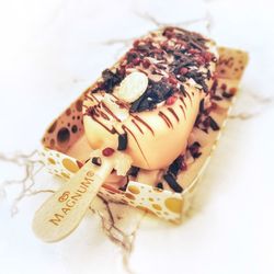 High angle view of cake in plate