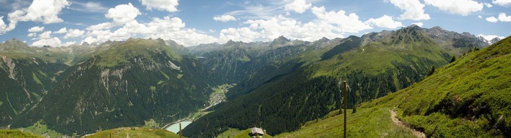 Panoramic view of landscape against sky