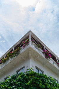 Low angle view of building against sky