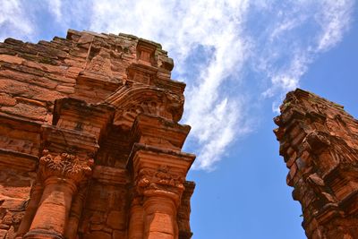 Low angle view of a temple