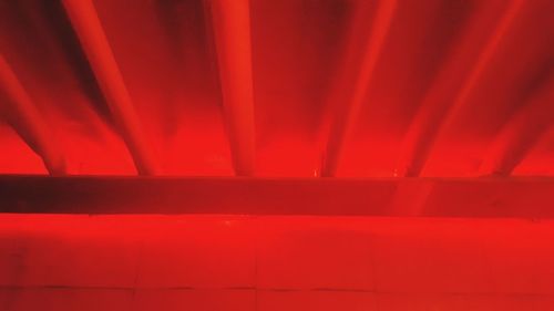 Full frame shot of red wall