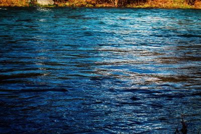 Full frame shot of rippled water