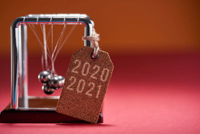 Close-up of key ring